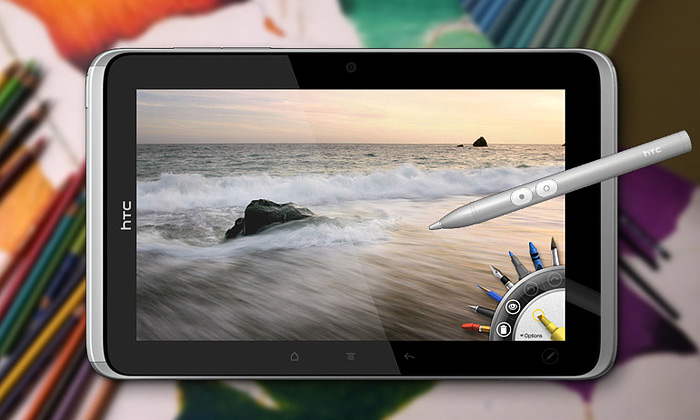 Na malý tablet HTC Flyer je možné malovat tužkou