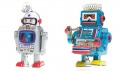 Roboti Retrobo: Astro scout a Drummer robot