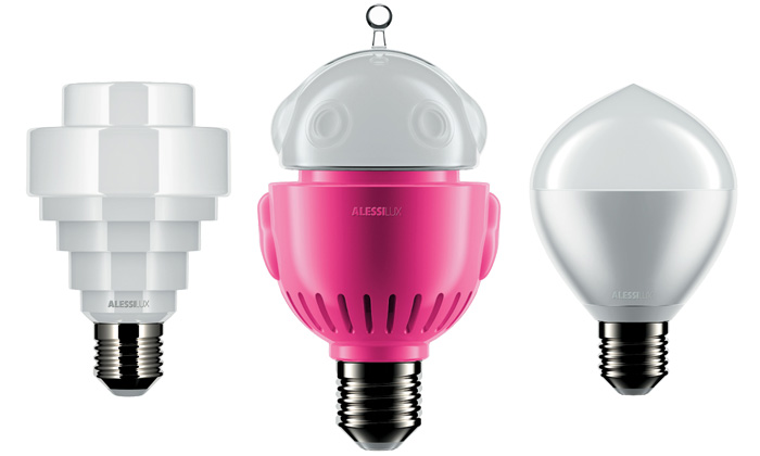 Alessi uvádí stylové LED žárovky a svítidla AlessiLux