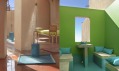 Hotel Dar Hi v Tunisku s interiérem od Matali Crasset
