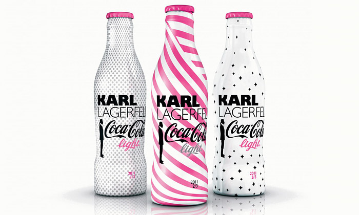 Karl Lagerfeld navrhl další tři láhve Coca-Cola Light