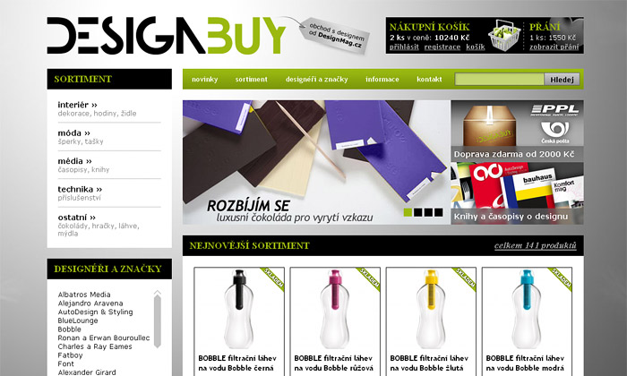 DesignMag.cz otevírá design e-shop DesignBuy.cz