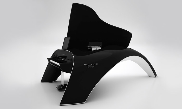 Majkut navrhl klavír Whaletone podobný velrybě