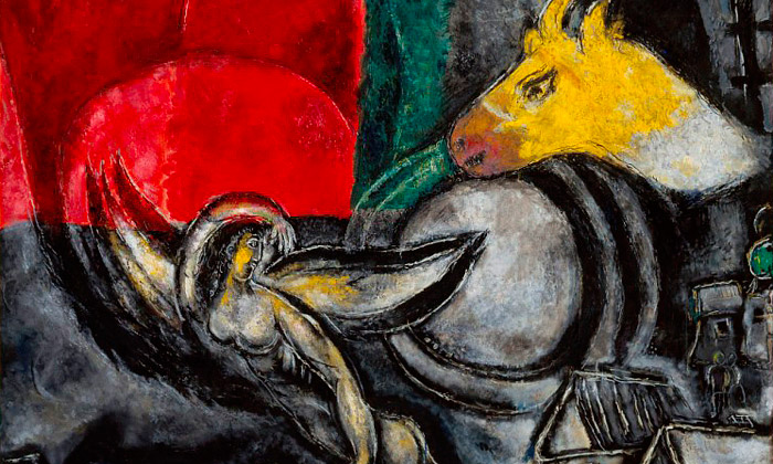 Marc Chagall vystavuje imaginární pohled na Bibli