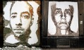 Alexandre Farto alias Vhils a ukázky jeho portrétového street artu nejen v ulicích