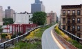 Druhá část parku High Line v New Yorku na Manhattanu