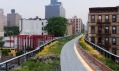 Druhá část parku High Line v New Yorku na Manhattanu