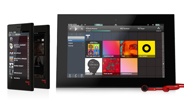 Přichází minimalistický mobil Grid 4 a tablet Grid 10