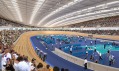 Olympijský velodrom v Londýně na vizualizaci před stavbou