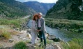 Christo a Jeanne-Claude u řeky v Coloradu