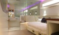Yotel jako letištní hotelové kabiny i pokoje pro krátké přespání