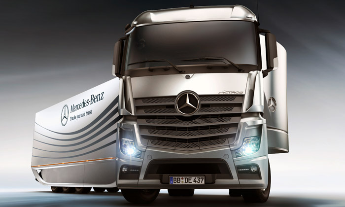 Mercedes-Benz Aero Trailer je návěs budoucnosti