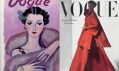 Obálka módního časopisu Vogue z roku 1934 a 1947