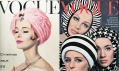 Obálka módního časopisu Vogue z roku 1960 a 1965