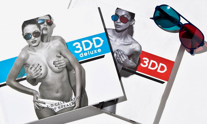 Kniha 3DD oslavuje 3D akty krásu žen a jejich prsou