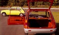 Legendární malé vozidlo Renault 5 na historických fotografiích