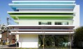 Sugamo Shinkin Bank a její pobočka Shimura v Tokiu