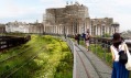 Návrh poslední třetí části parku High Line v New Yorku na Manhattanu