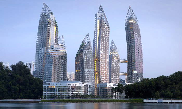 Libeskind postavil v Singapuru šest věží Reflections