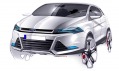 Skici nové verze vozu Ford Kuga na rok 2012