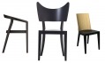 Tři nové židle značky Ton poprvé prezentované na I Saloni v Miláně