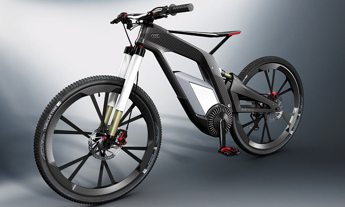 Audi ukázalo e-bike Wörthersee napojený na mobil