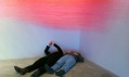 Anne Lindberg a její růžová instalace Drawn v Bemis Center
