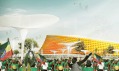 Addis Abeba národní stadion a sportovní vesnice v Etiopii od LAVA