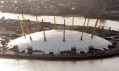 Millennium Dome od Richarda Rogerse olympijsky nazývaný North Greenwich Arena