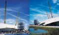 Millennium Dome od Richarda Rogerse olympijsky nazývaný North Greenwich Arena