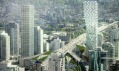 Mrakodrap v projektu VAN u mostu Granville Bridge od BIG