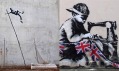Reakce streetartového umělce Banksyho na olympiádu