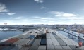 Letiště kombinované s přístavem v projektu Air+Port od studia BIG pro Nuuk