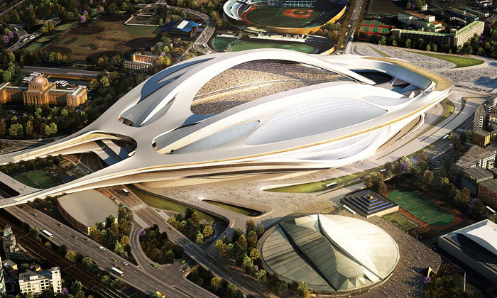 Zaha Hadid postaví v Japonsku obří Národní stadion