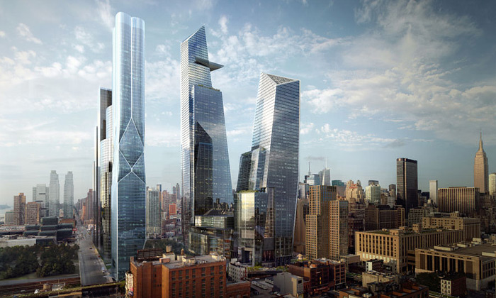 Začala největší newyorská výstavba Hudson Yards