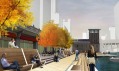 Plán na přestavbu Chicago Riverwalk od Sasaki Associates