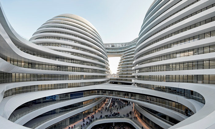 Zaha Hadid postavila kosmické centrum Galaxy Soho