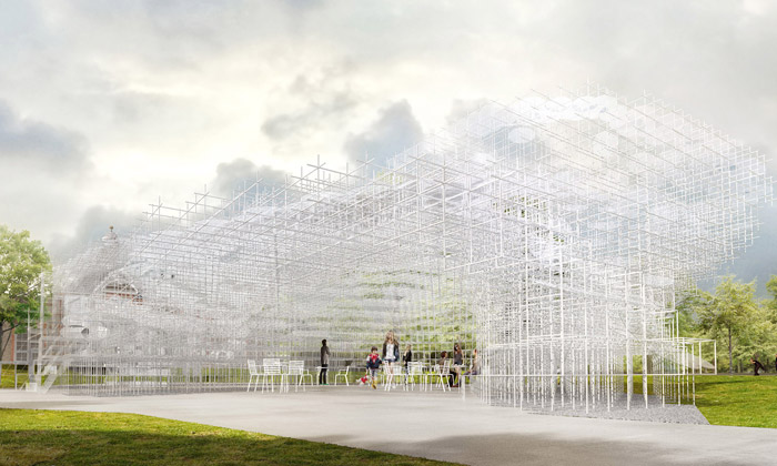 Serpentine pavilon postaví Sou Fujimoto jako mrak