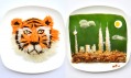 Hong Yi a její obrazy z jídla na talíři