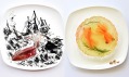 Hong Yi a její obrazy z jídla na talíři