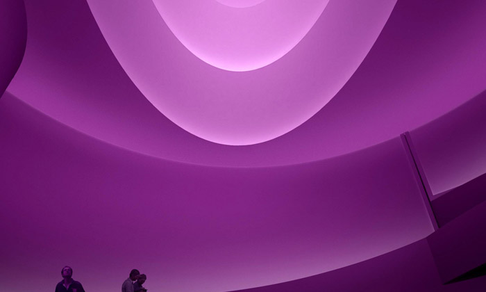 James Turrell osvítí rotundu v Guggenheim Museum