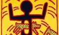Keith Haring na výstavě The Political Line v Paříži