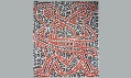 Keith Haring na výstavě The Political Line v Paříži