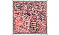 Keith Haring na výstavě The Political Line v Paříži