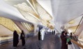 Zaha Hadid a její stanice metra King Abdullah Financial District Metro Station v Rijádu