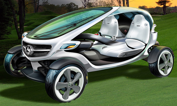 Mercedes-Benz ukázal golfový vozík Vision Golf Cart