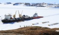 Postup výstavby stanice Bharati na Antarktidě