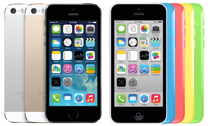 Apple předvedl nový iPhone 5s a plastový iPhone 5c