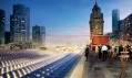 The Flinders Street Station v Melbourne od Herzog & de Meuron