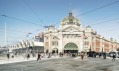 The Flinders Street Station v Melbourne od Herzog & de Meuron